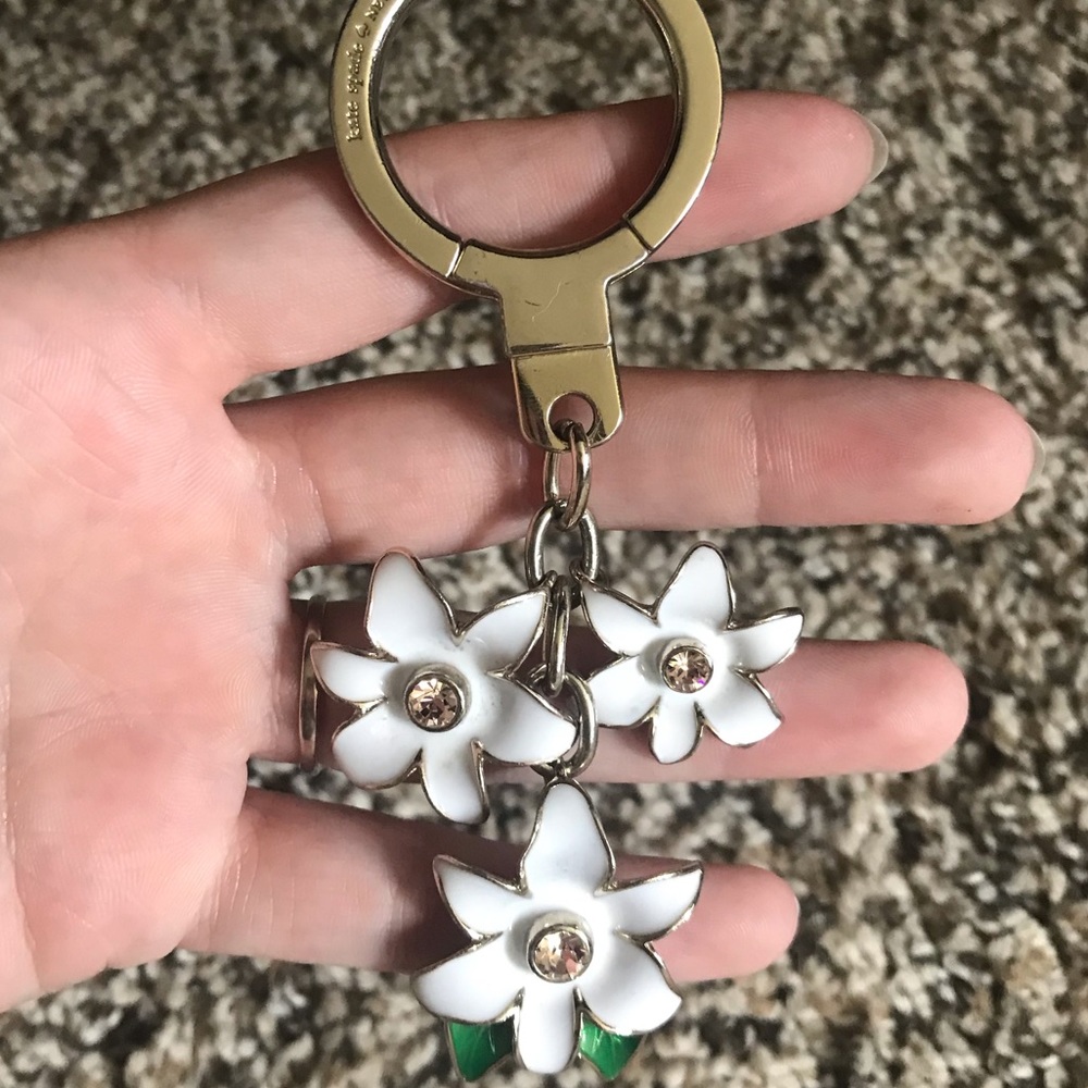 Kate Spade Triple Flower Key Fob